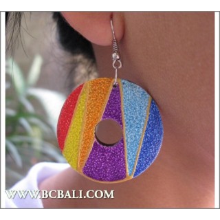 Cheap Price Earrings Wooden Alot Package Free 
